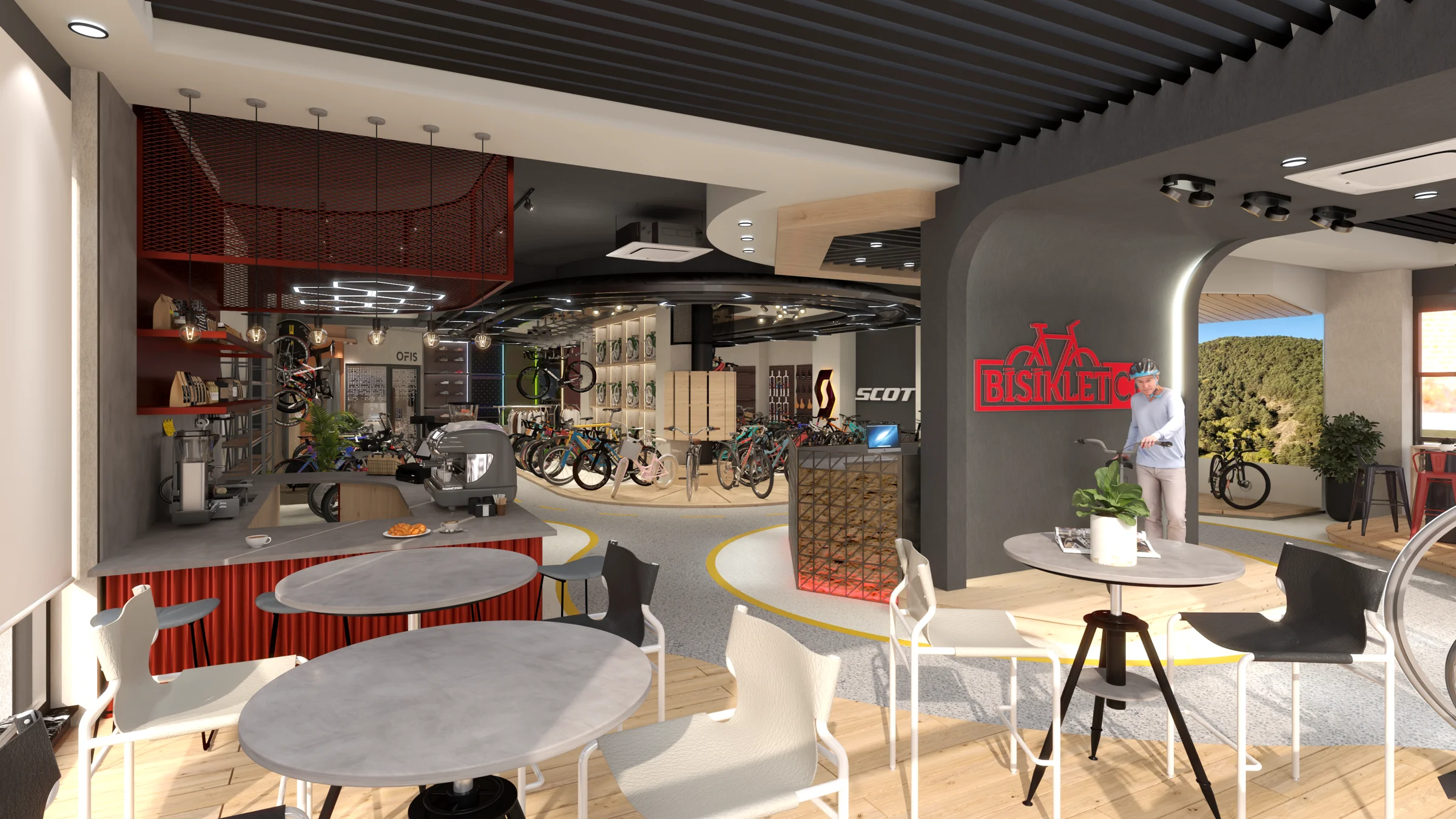 Bisikletçe / Riders Republic · Proje görselleştirmesi