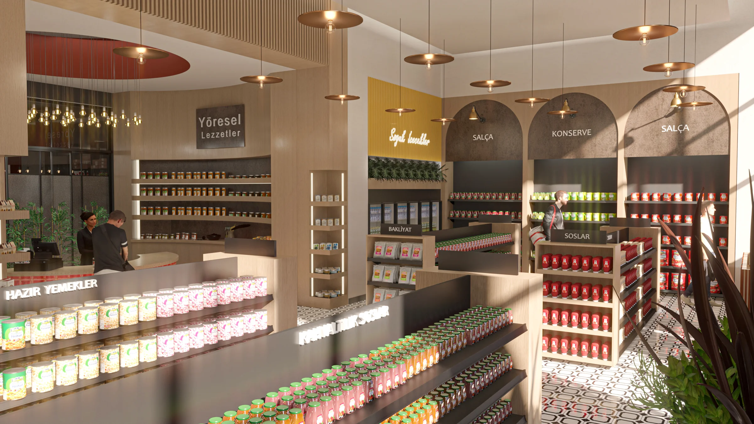 Burcu Gıda Reyon / Restoran · Proje görselleştirmesi 6