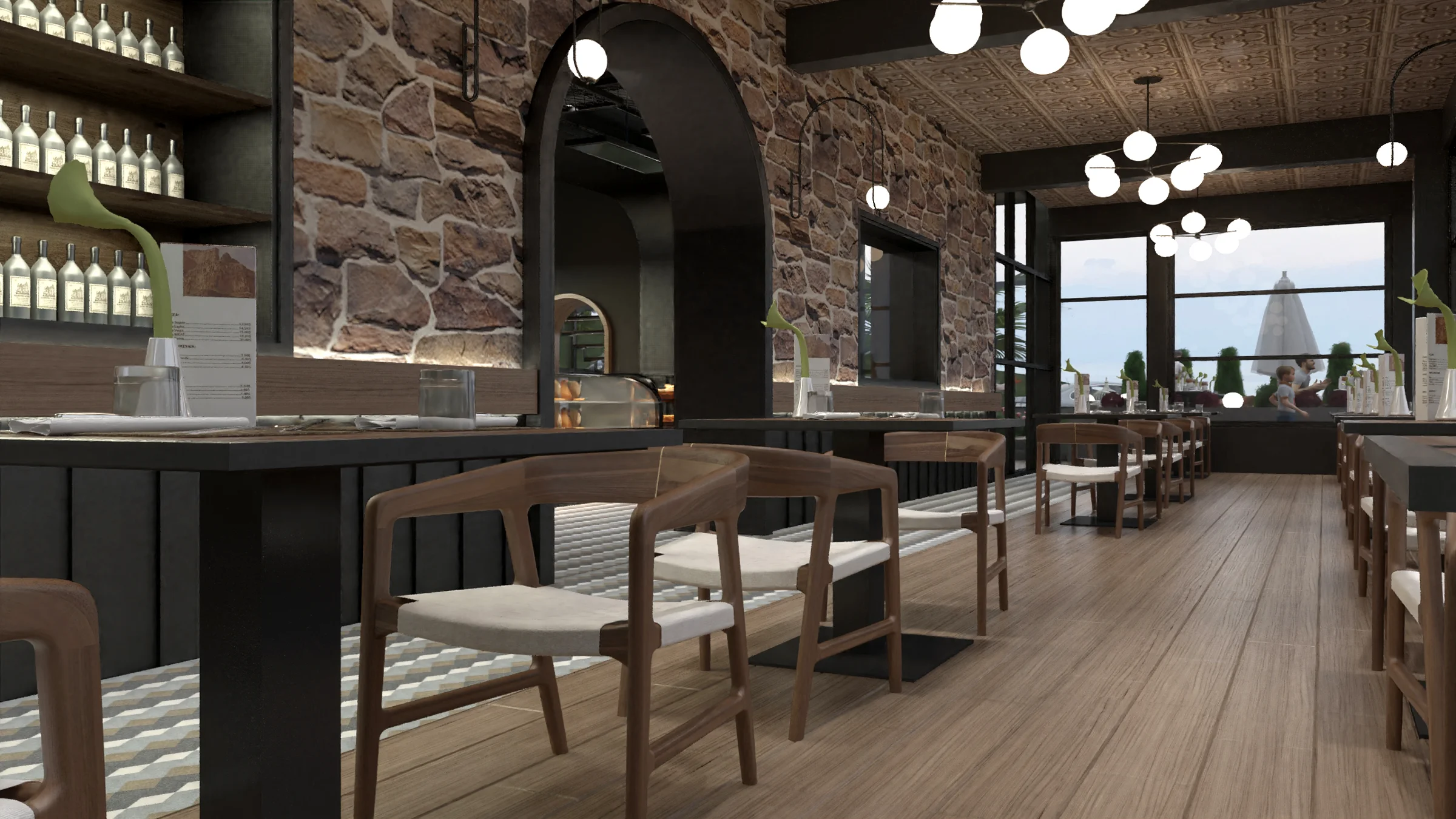 Burhaniye Belediyesi Taylıeli Restoran · Proje görselleştirmesi 6