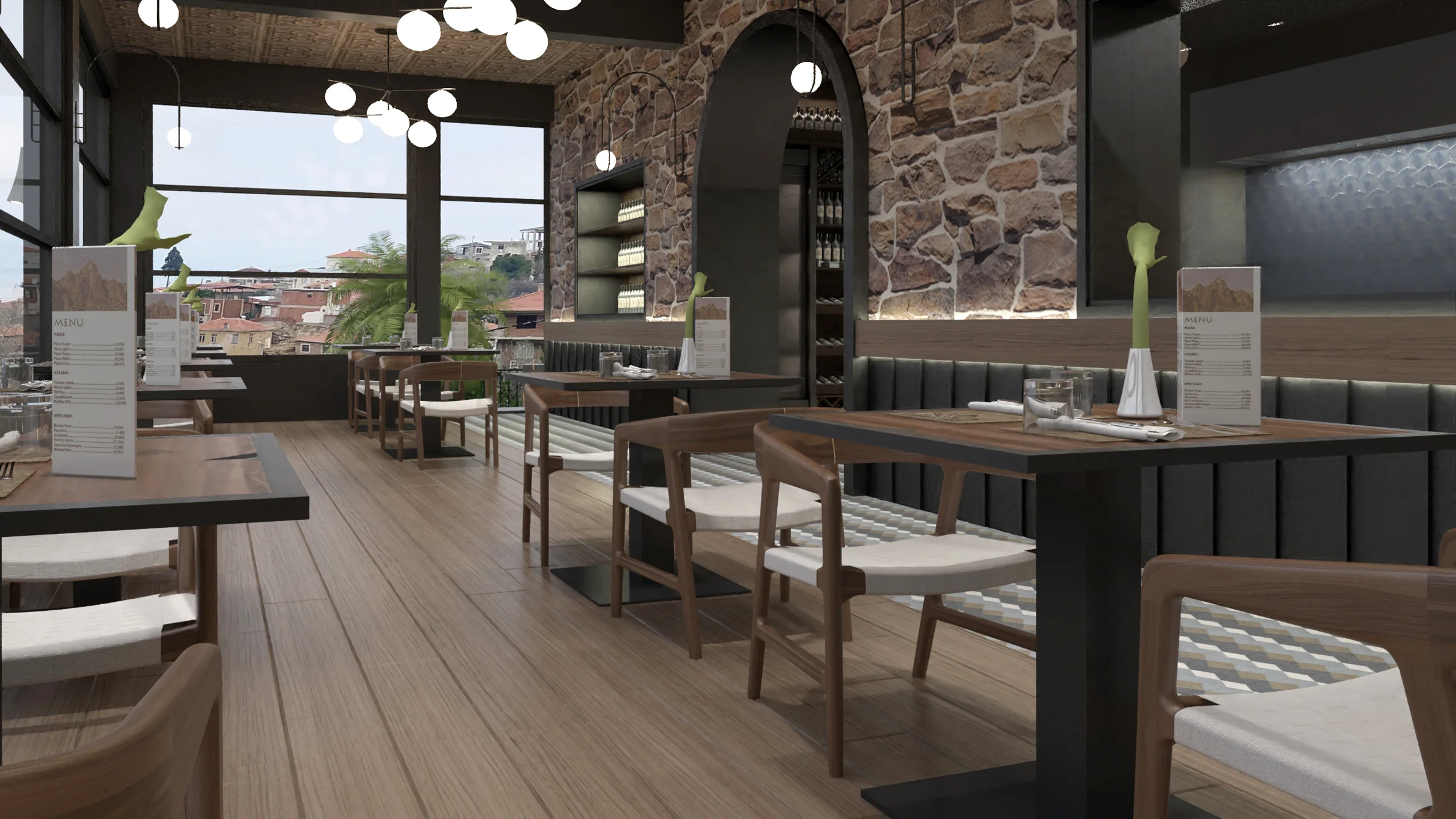 Burhaniye Belediyesi Taylıeli Restoran · Proje görselleştirmesi 9