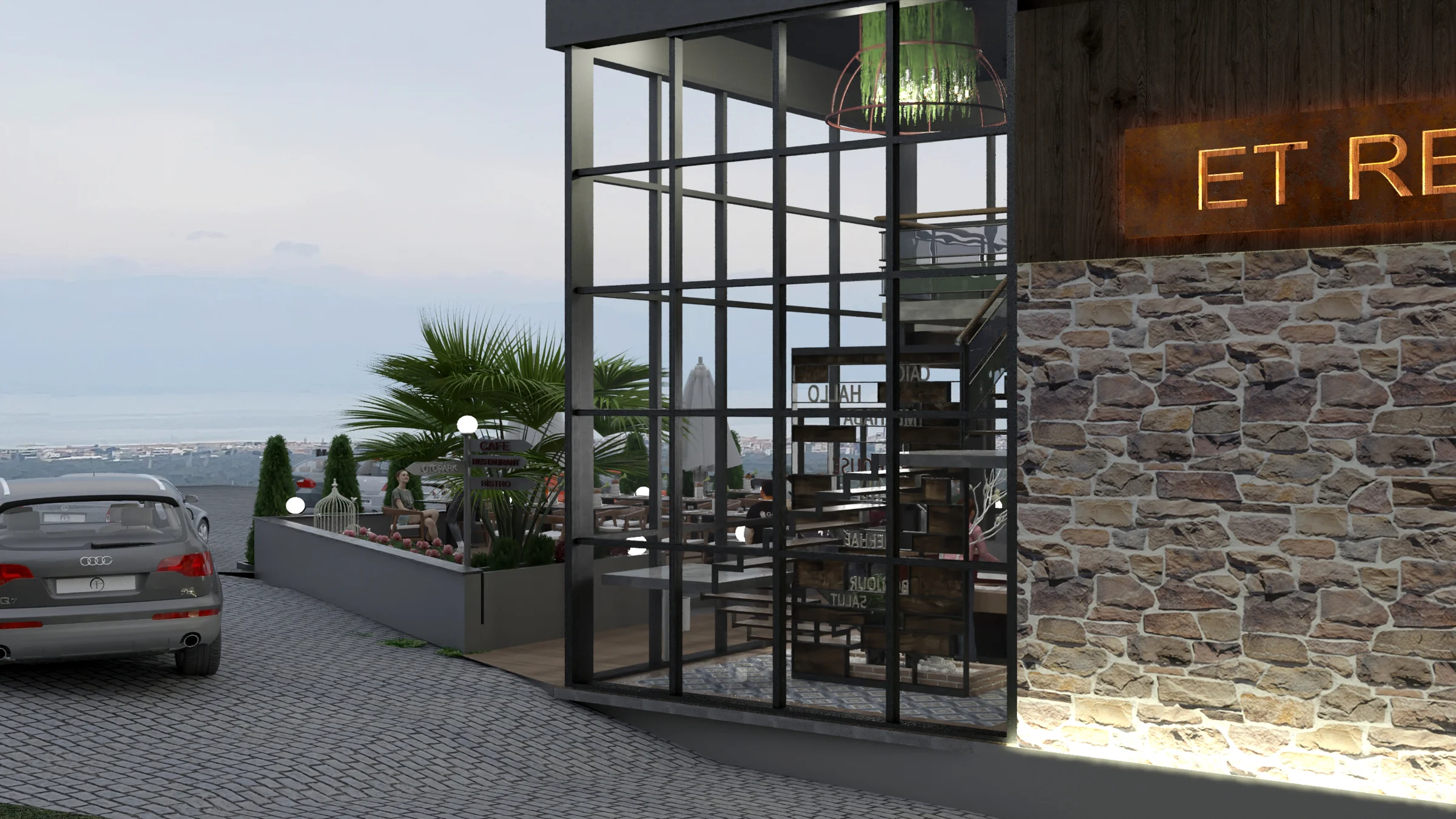 Burhaniye Belediyesi Taylıeli Restoran · Proje görselleştirmesi 11