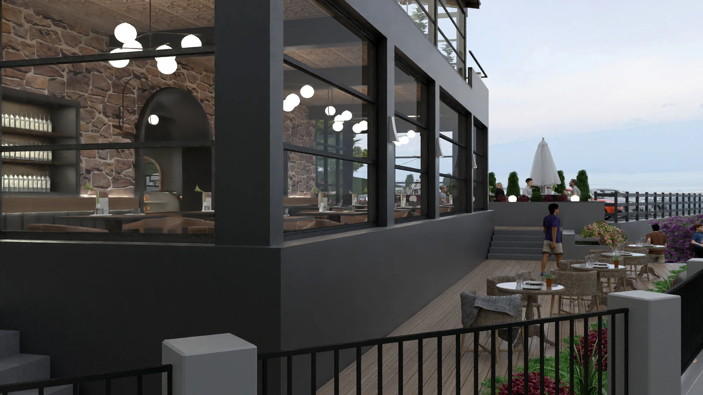 Burhaniye Belediyesi Taylıeli Restoran · Proje görselleştirmesi 13