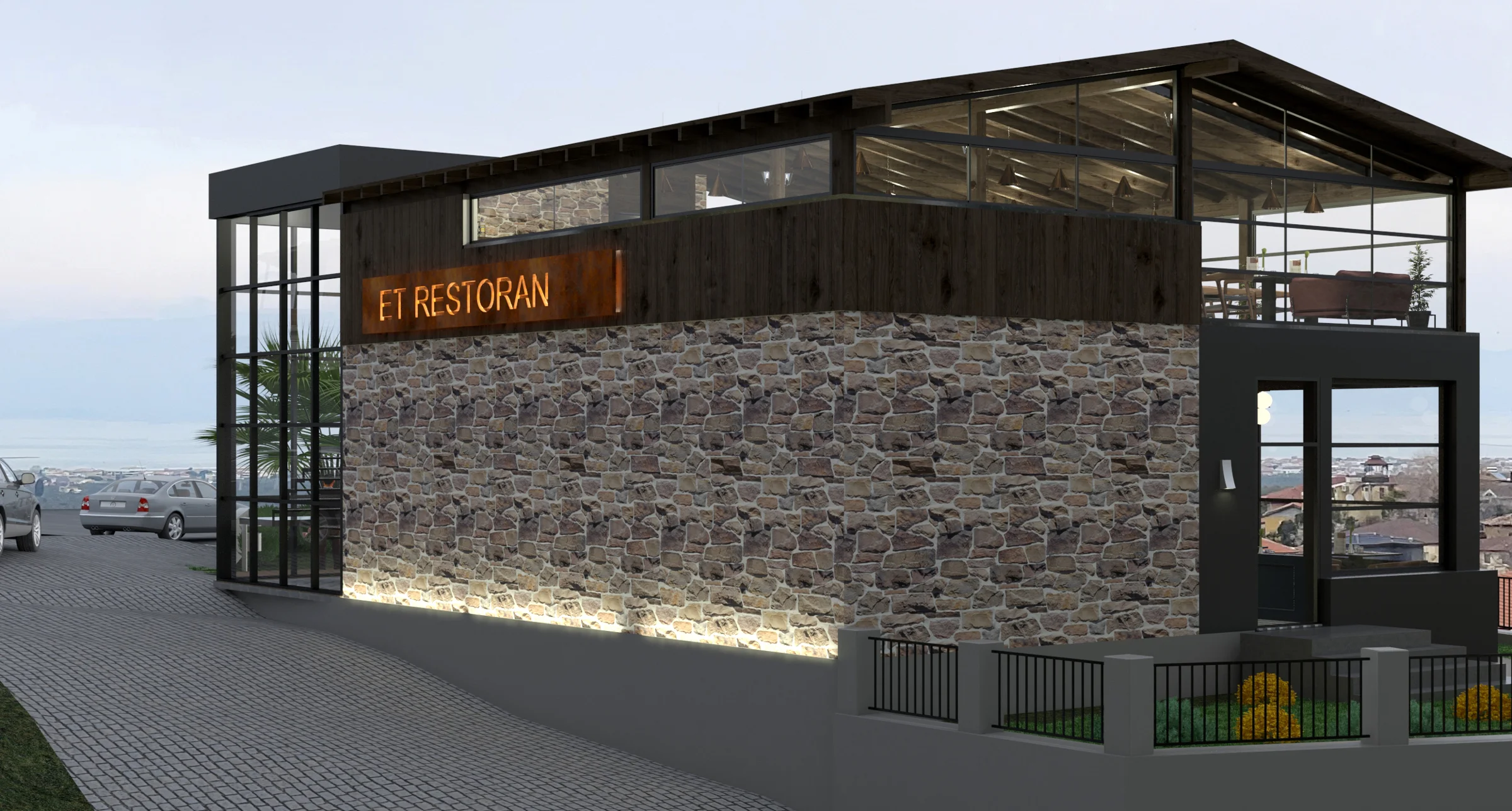 Burhaniye Belediyesi Taylıeli Restoran · Proje görselleştirmesi 18