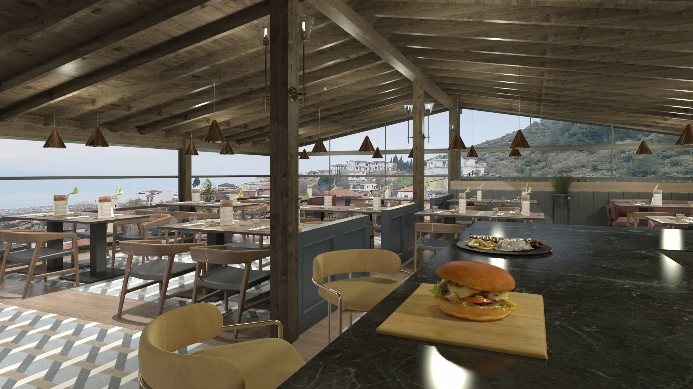 Burhaniye Belediyesi Taylıeli Restoran · Proje görselleştirmesi 20