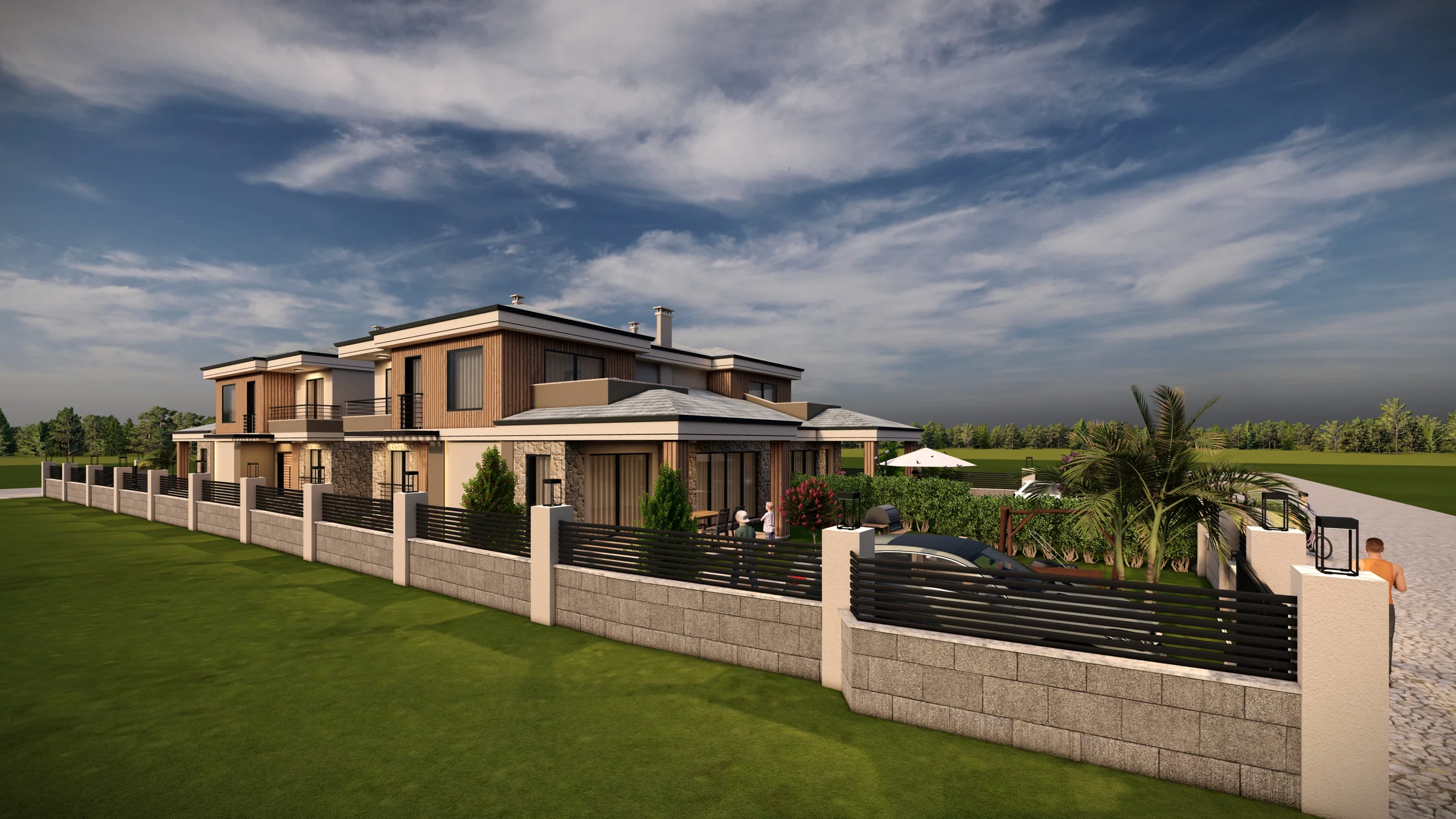 H A Villa · Proje görselleştirmesi