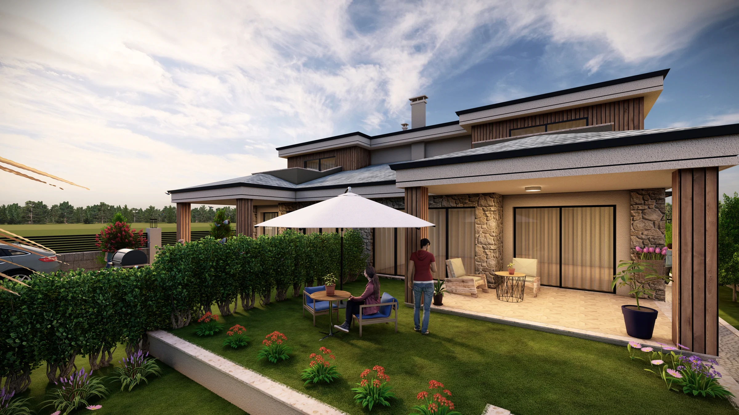 H A Villa · Proje görselleştirmesi 10