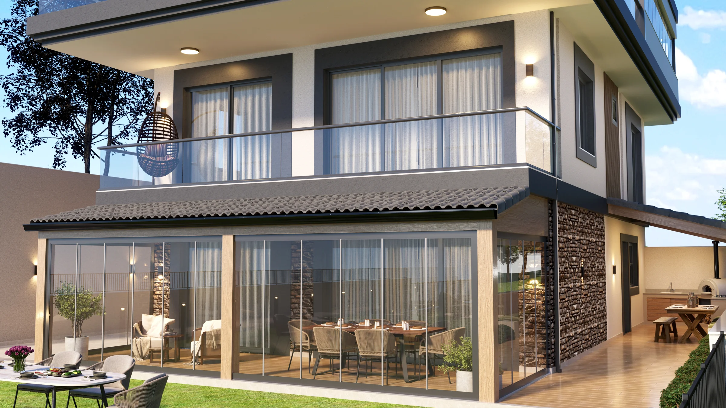 Mürsel B Villası · Proje görselleştirmesi 1
