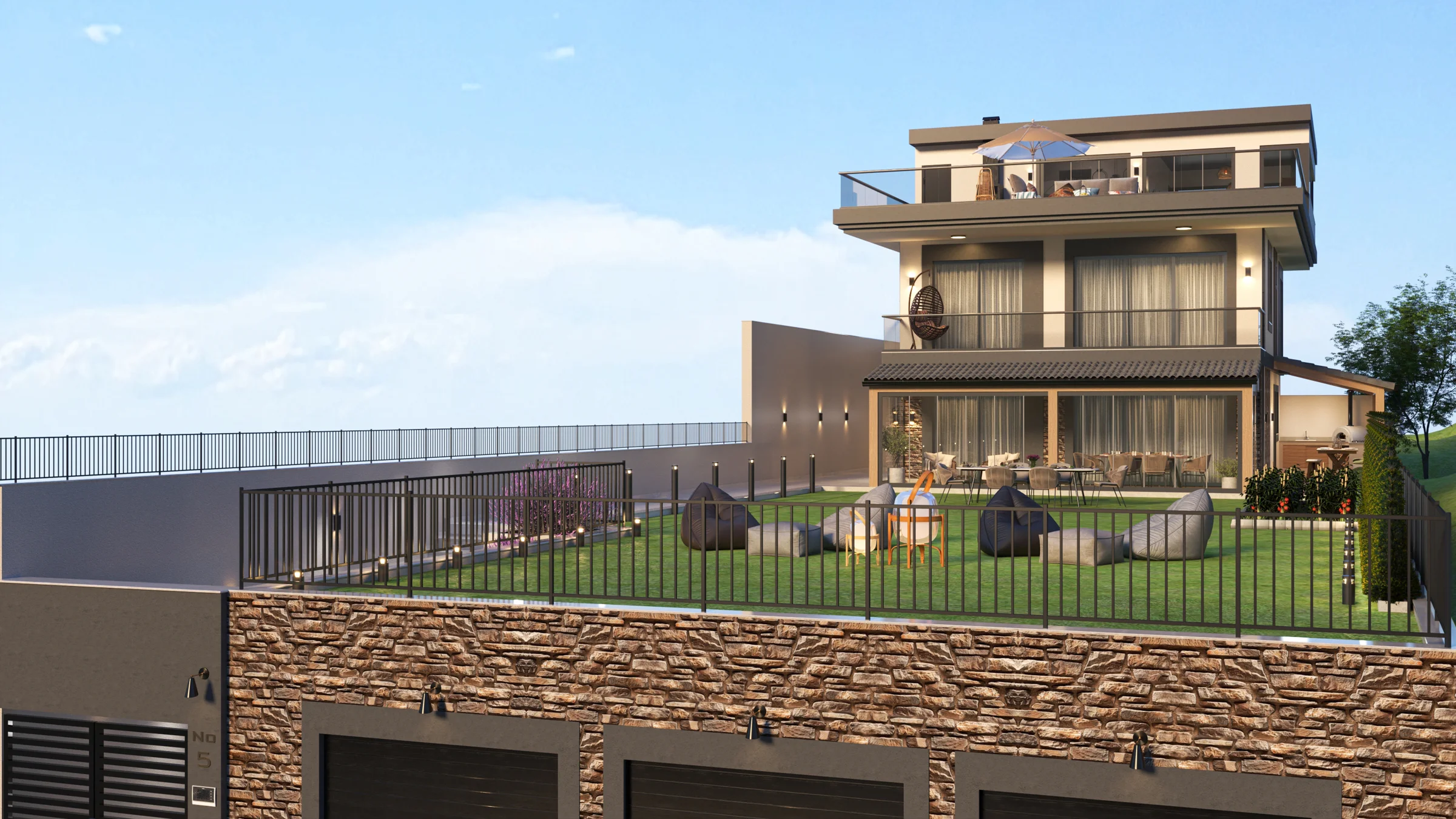 Mürsel B Villası · Proje görselleştirmesi 3