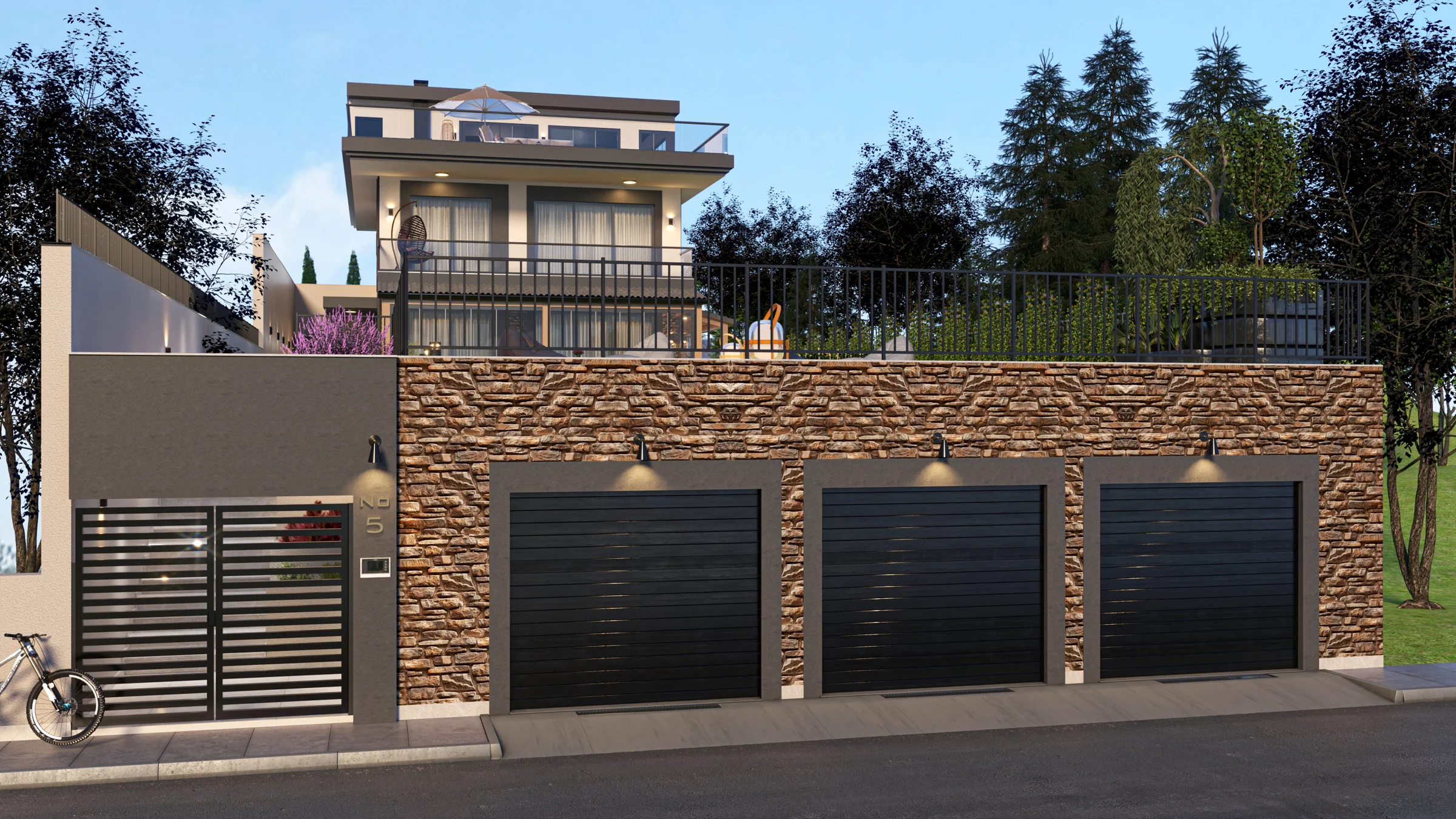 Mürsel B Villası · Proje görselleştirmesi 4