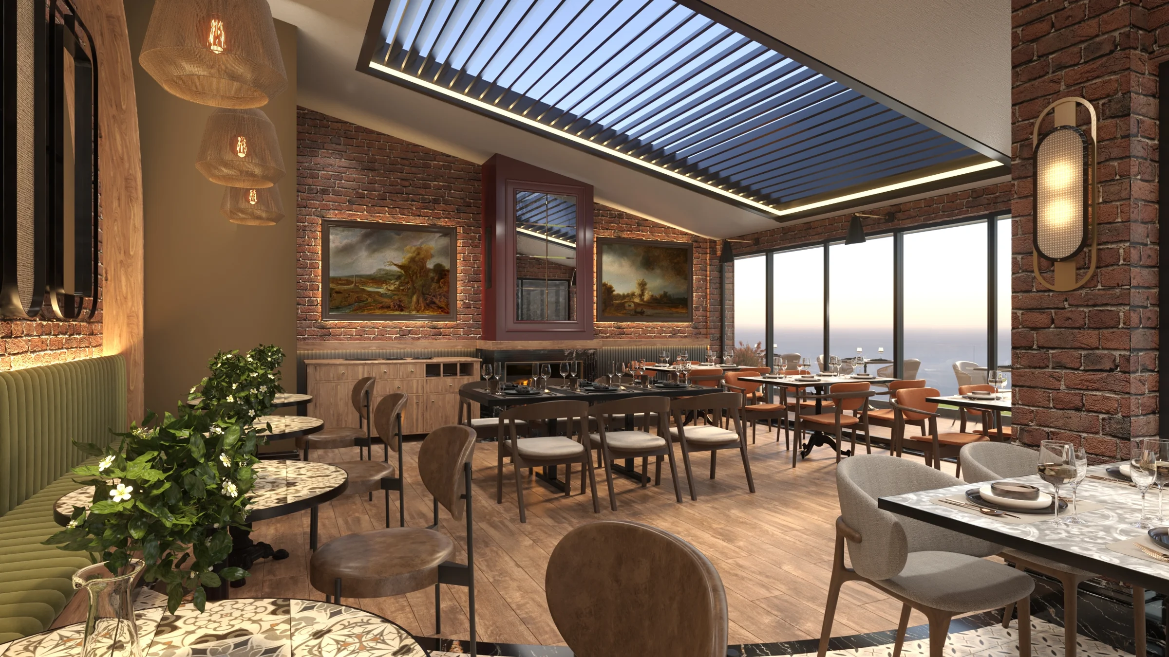 Olmo Restoran · Proje görselleştirmesi 10