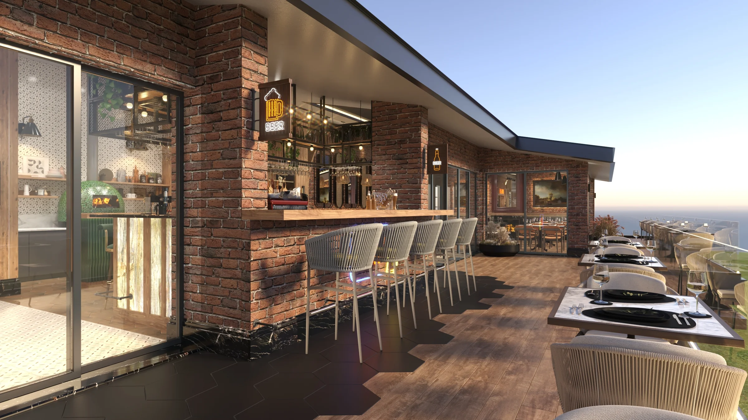 Olmo Restoran · Proje görselleştirmesi 12
