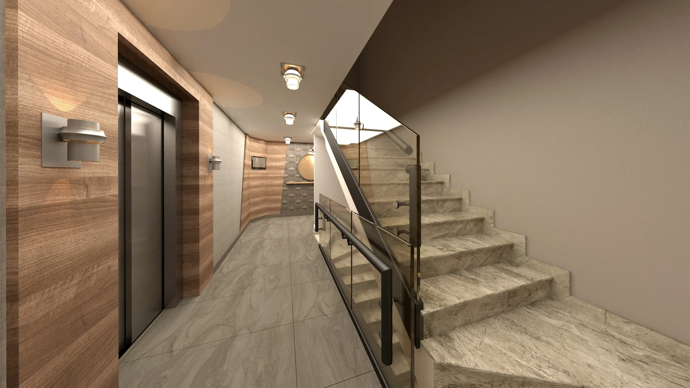 Yıltur İnş Apt Girişi · Proje görselleştirmesi 7
