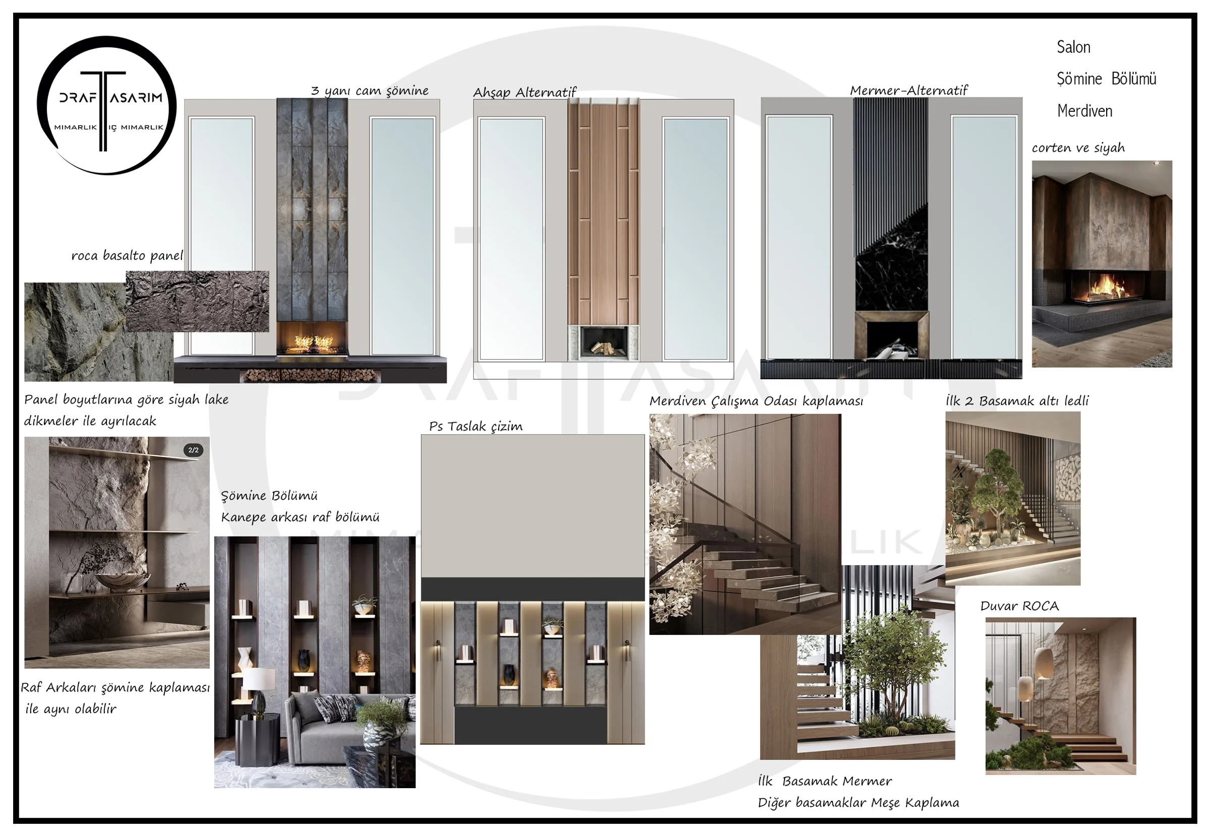 Zeliha Deveciler Villası Moodboard · Proje görselleştirmesi 4